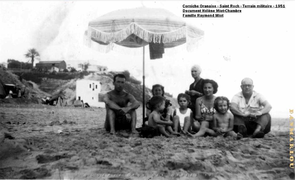 PLAGE DE ST ROCH La famille Hernandez est partie sauf Jeanne et sa G.M.jPG